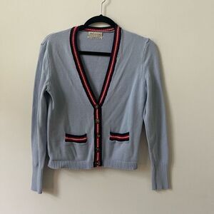 Urban Outfitters Women's Blue V-Neck Button Front Cardigan Sweater Size XS